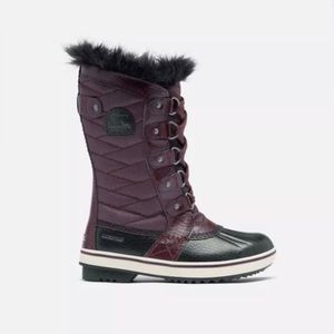 Women's Sorel Women's Tofino II CVS Waterproof Winter Boots Epic Plum Sz 7
